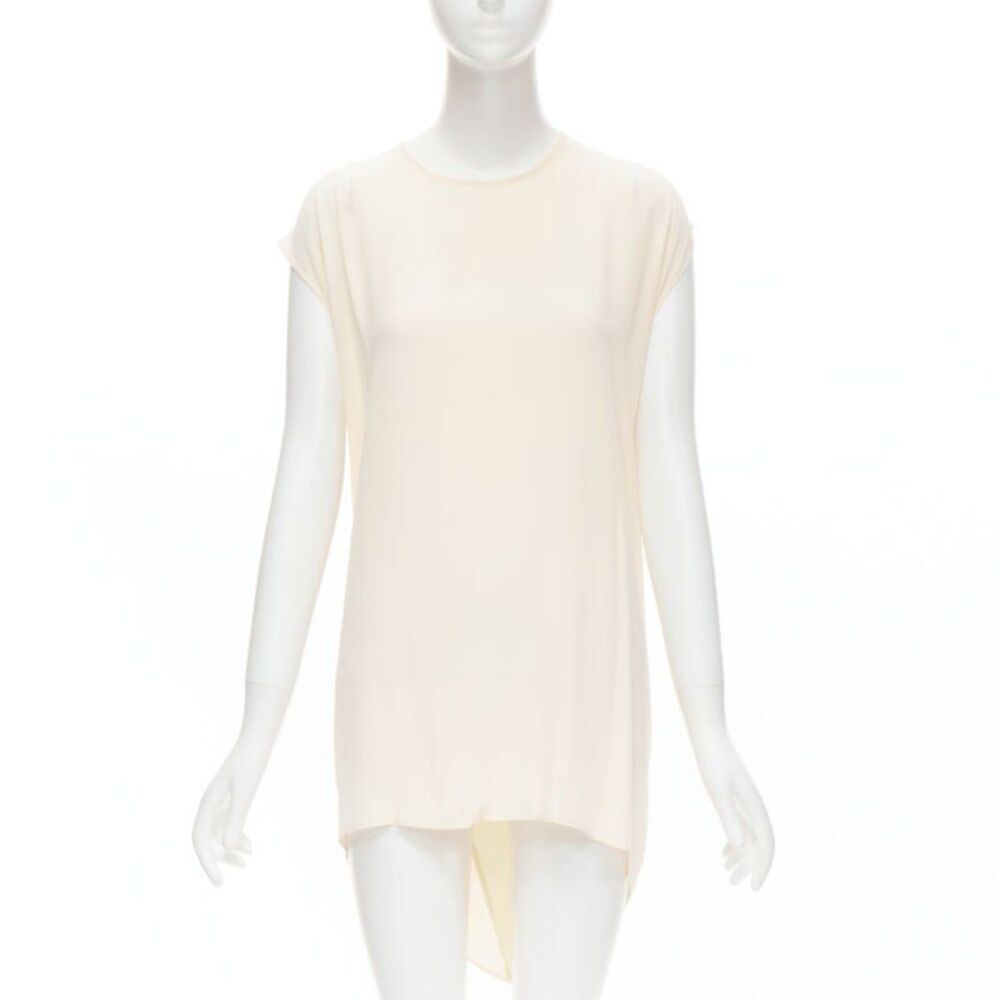 The Row Silk Modal Knit Wrap Tunic Vest